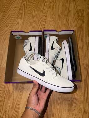 Nike SB Zoom Stefan Janoski OG Summit White Black FD6757-100‼️SHIP FAST‼️SZ 7.5M